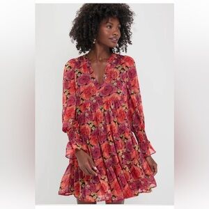 Tuckernuck x Pomander Place Rose Chiffon Kenzo Dress